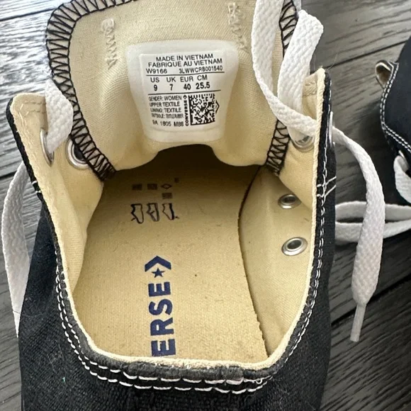 Converse Monochrome Lace-Up Sneakers - Picture 3 of 3